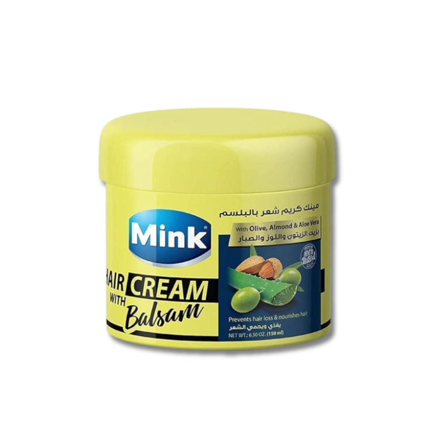 MINK HAIR CREAM WITH OLIVE.ALMOND.ALOE V
